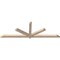 Ekena Millwork Kennewick Smooth Timber Gable Bracket, Douglas Fir, 96"W x 32"H x 3 1/2"D x 3 1/2"F, 8/12 Pitch GBW096X32X0404KEN00SDF - alternate 5